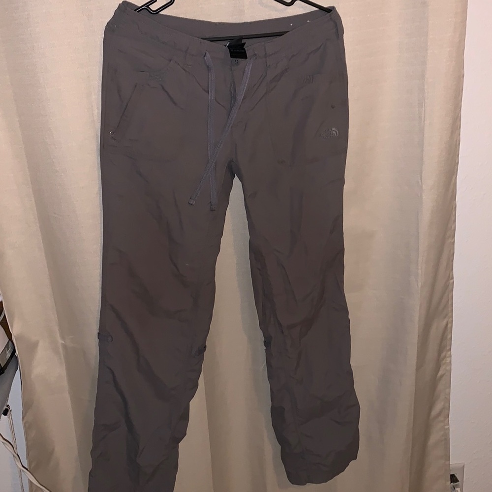 North face pants - grey, drawstring